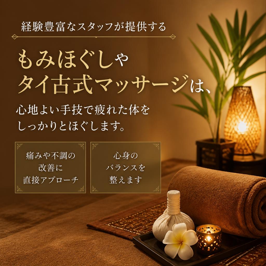 疲労回復に特化した専門技術