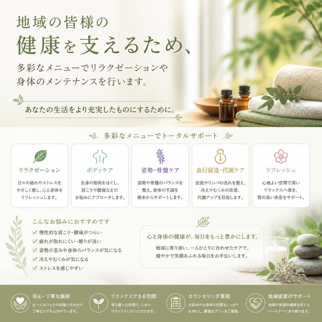 健康的な生活のサポート