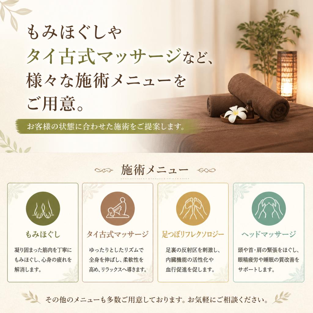 多彩なメニューでお応え